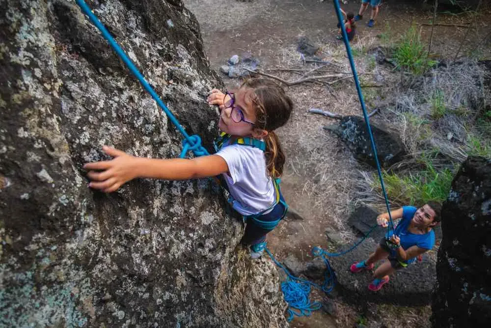 Stage escalade en famille